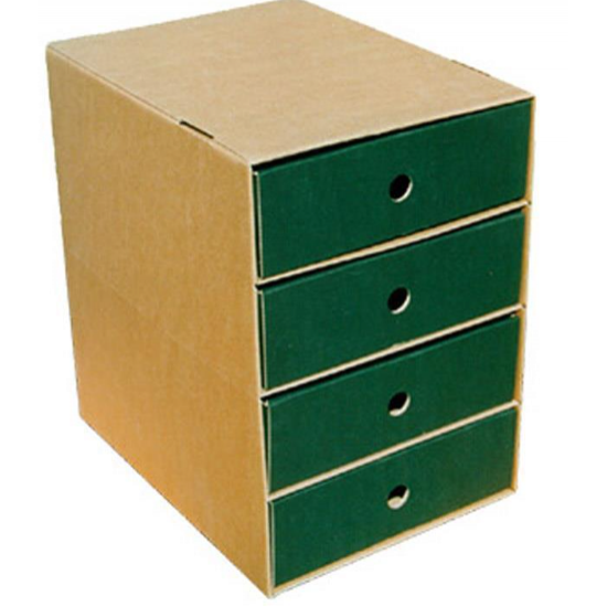 Next συρταριέρα 4 συρτάρια classic πράσινα Α4 Y36x33x24εκ.